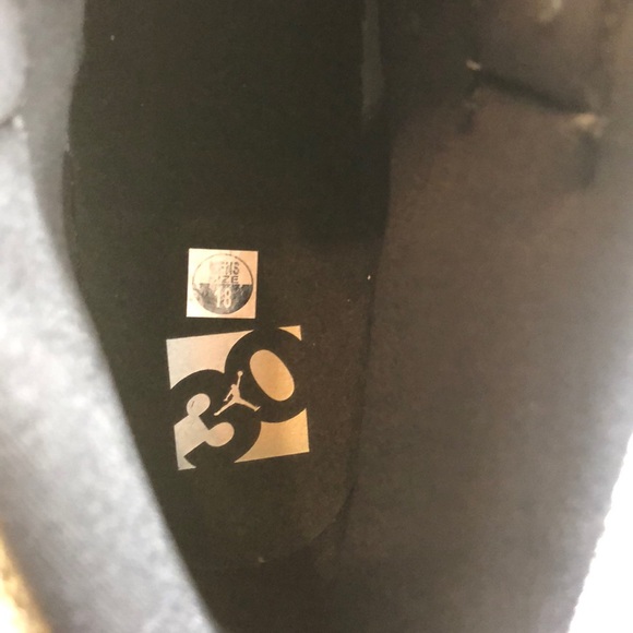 Nike Air Jordan Gray Sneakers – Size 18 – Black Swoosh 🖤🔥 - Picture 8 of 8